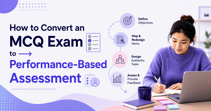 How to Convert an MCQ Exam to a Performance-Based Assessment